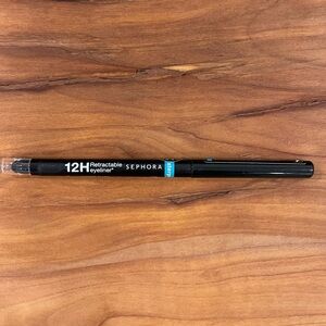 NWT SEPHORA 12H Waterproof Retractable Eyeliner - 01 MATTE BLACK